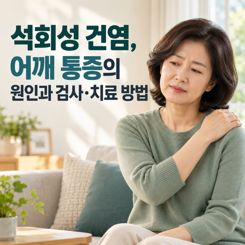 석회성 건염, 어깨 통증의 원인과 검사·치료 방법