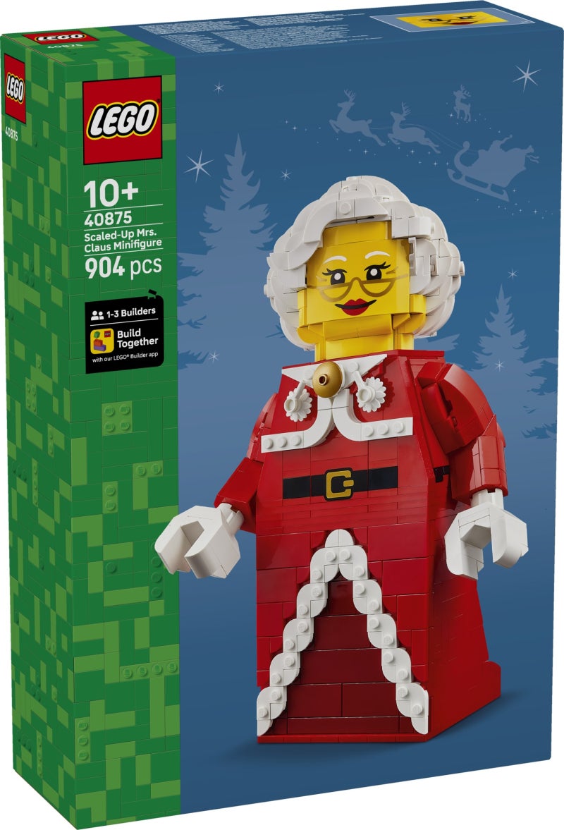 [LEGO] 레고 시즌 40875 업스케일 미세스 산타 미니피규어 (Up-Scaled Mrs. Claus) 리뷰
