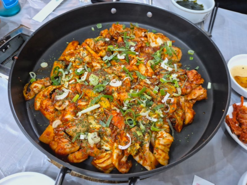 경남 고성 맛집 자연촌 닭갈비 후기 고성공룡엑스포 나들이 맛집