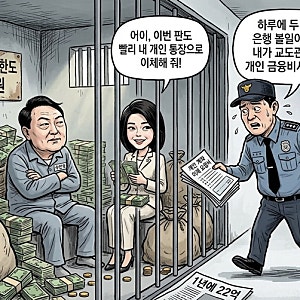 [기자수첩] 윤석열 전 대통령 부부 22억 영치금 논란, '옥중 재테크'로 전락한 제도의 맹점