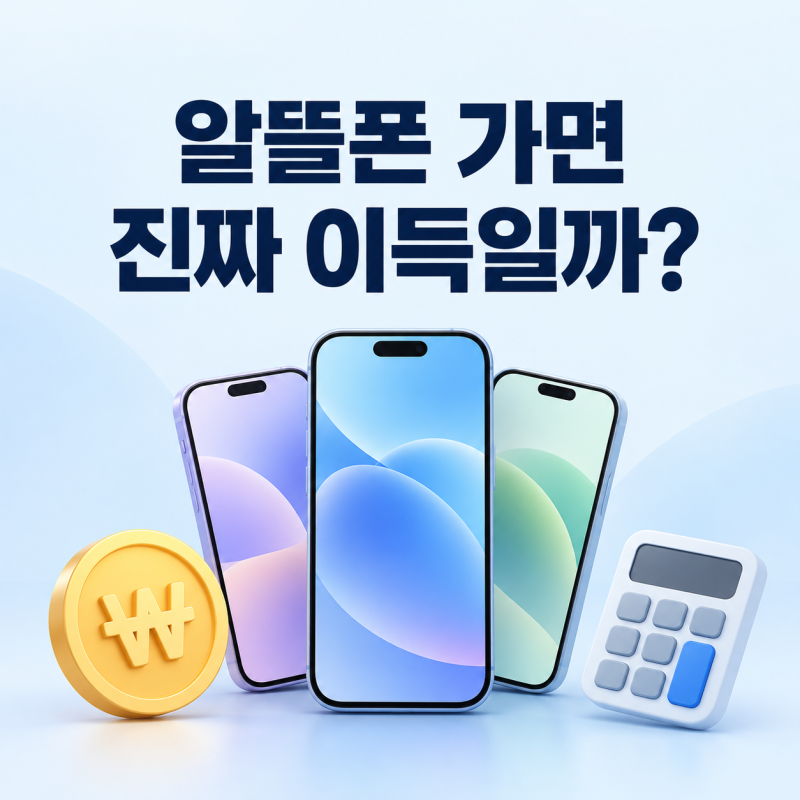 SKT KT LG 가족결합 중 알뜰폰으로 바꾸면 이득일까? 결합할인까지 계산해봤어요