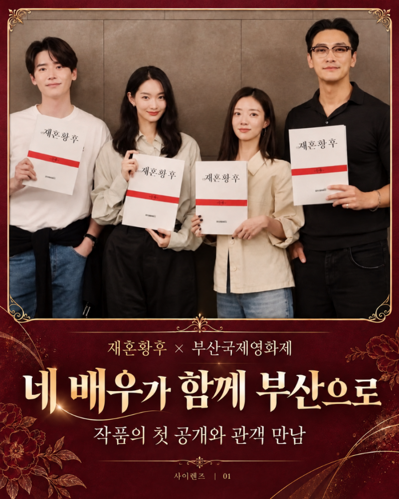 신민아 부산국제영화제 참석, ‘재혼황후’ 팀의 "이 일정"에 부산행 이유가 숨어 있습니다