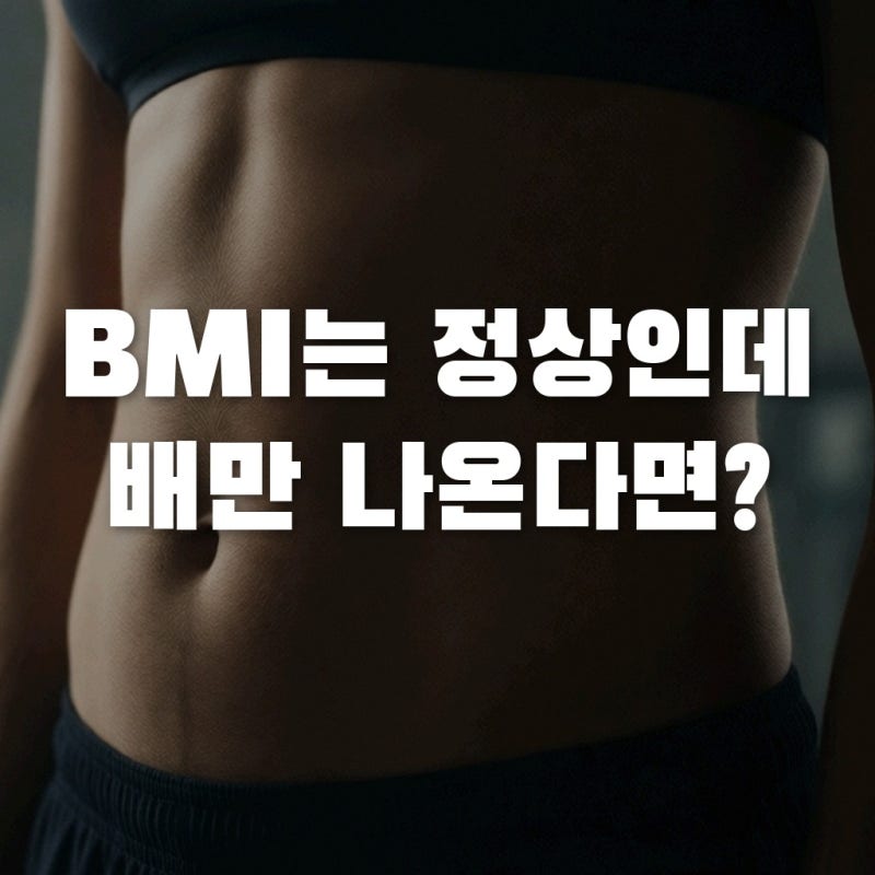 BMI 정상인데 배만 나온다면? 마른비만 내장지방 위험성 체크