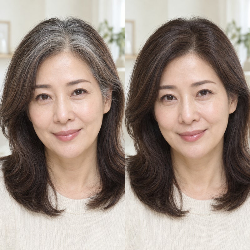 새치를 가리고 싶다면? 흰머리염색약, 새치샴푸, 헤어라인쉐도우로 커버