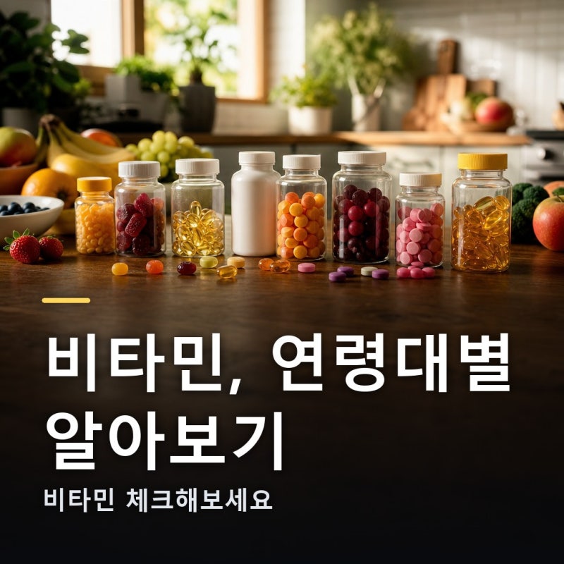 어린이 비타민 3~7세 권장량과 섭취법 정리