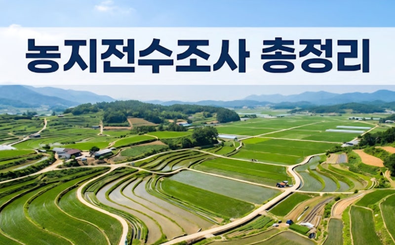 농지 전수조사의 목적과 조사기간/처분 대상 토지/처분 조치/후속 조치와 처분 조치 완화/문....