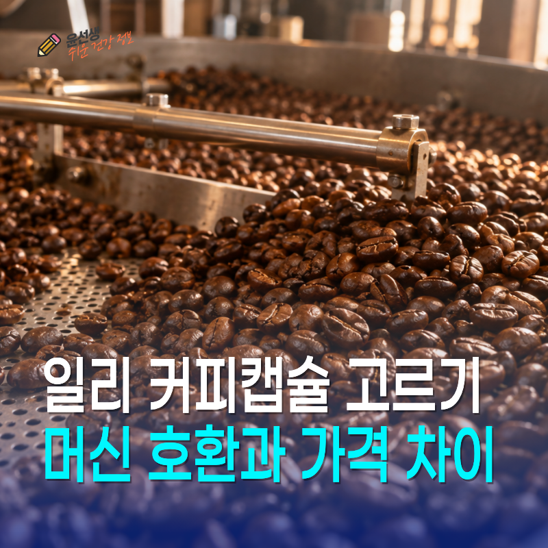 일리 커피캡슐 고르는 법, 머신 호환과 가격 차이