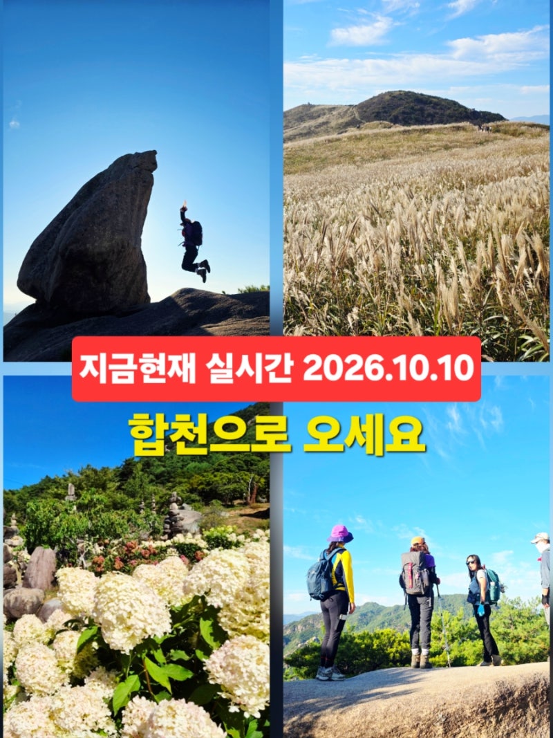 합천 가볼만한곳 황매산 억새축제 천불천탑