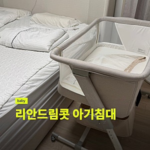 출산준비물 육아용품 리안드림콧 아기침대 내돈내산 당근 후기(가격 |장단점)