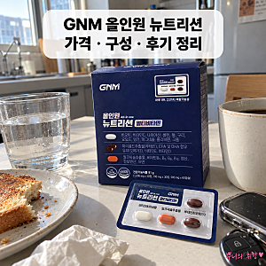 GNM 올인원 뉴트리션 멀티비타민 가격과 후기 정리, 하루 1판 4알 구성과 꼭 사야 하는 이유
