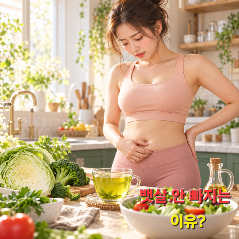 뱃살 안 빠지는 이유? 내장지방 빼는 법 및 필수 섭취 음식 Best 3