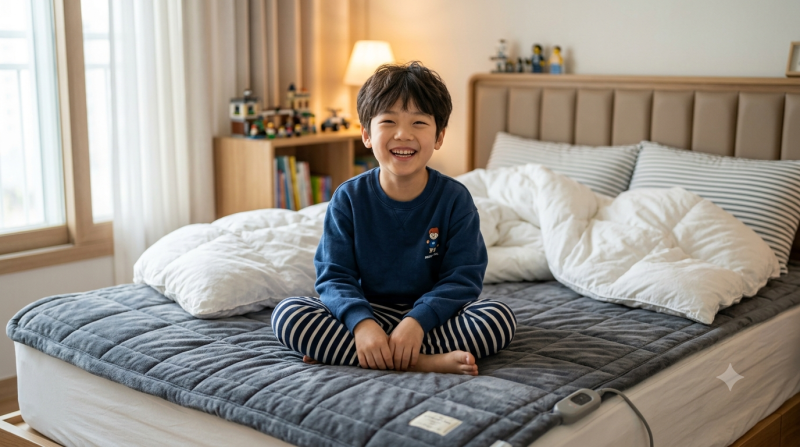 1인용 전기장판 전자파없는 침대 캠핑 카본 탄소매트