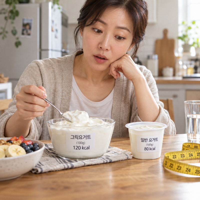 그릭요거트효능 다이어트 (+칼로리, 부작용) - 일반 요거트보다 칼로리 높지만 살 빠지는 이....