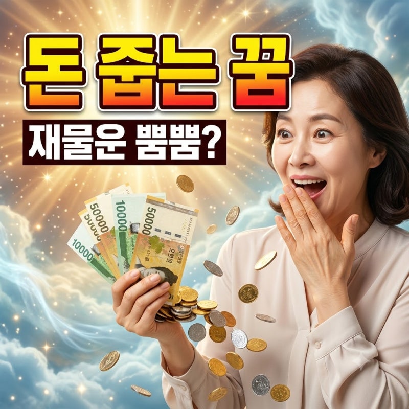 돈 줍는 꿈 해몽, 지폐와 동전을 줍는 꿈은 재물운과 관련 있을까?