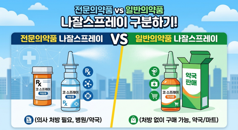 약사가 알려주는 나잘스프레이 3편 — 처방받은 코 스프레이 vs 약국에서 사는 코 스프레이, ....