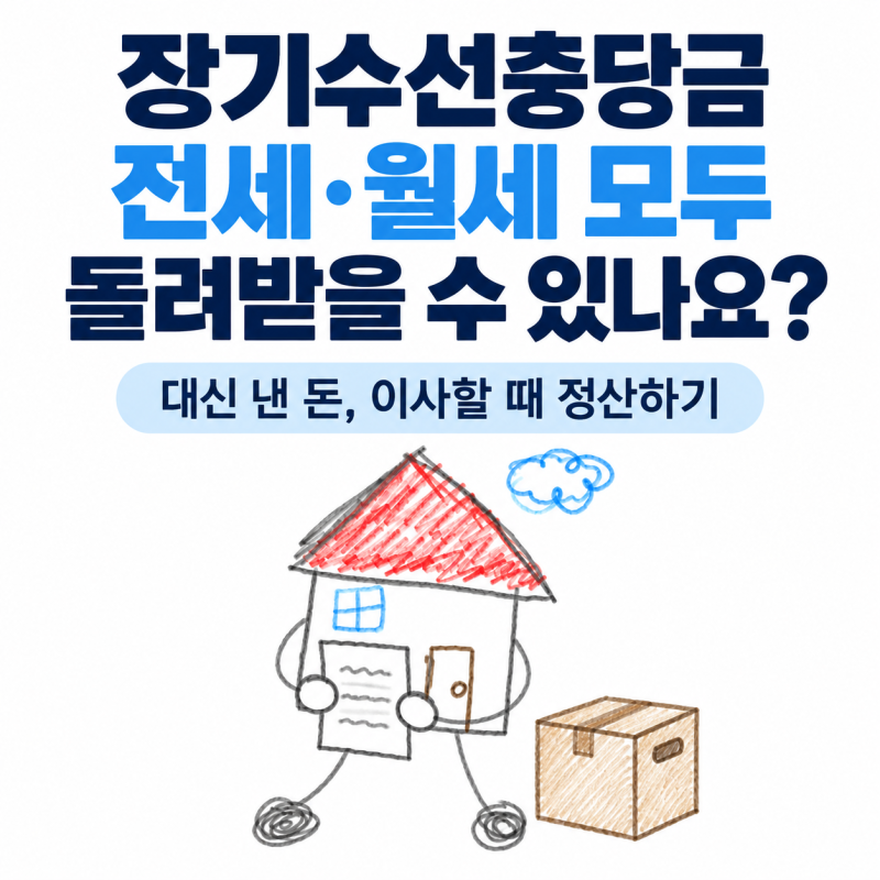 장기수선충당금 반환, 전세·월세 모두 받을 수 있나요?