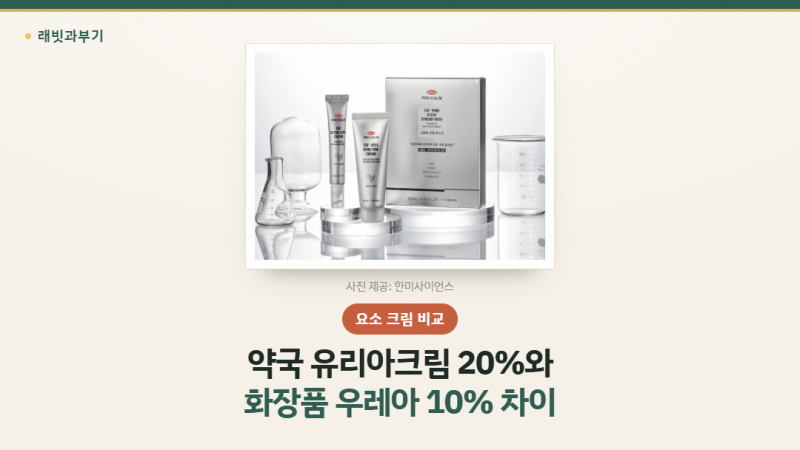한미 유리아크림 가격이 약국마다 다른 이유, 우레아 크림 고르는 기준