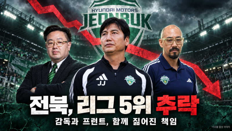 [K리그 칼럼] 18년 무패마저 무너진 전북 정정용의 전술과 프런트의 선택이 남긴 5위