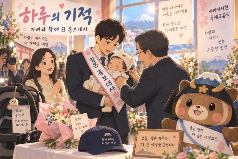 심형탁 아들 하루, 일본 야마나시 홍보대사 위촉이 더 특별한 이유