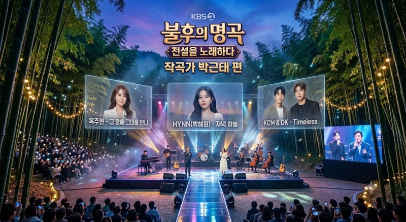 불후의 명곡 박근태 편 출연진·선곡 총정리｜옥주현, KCM·DK부터 HYNN까지