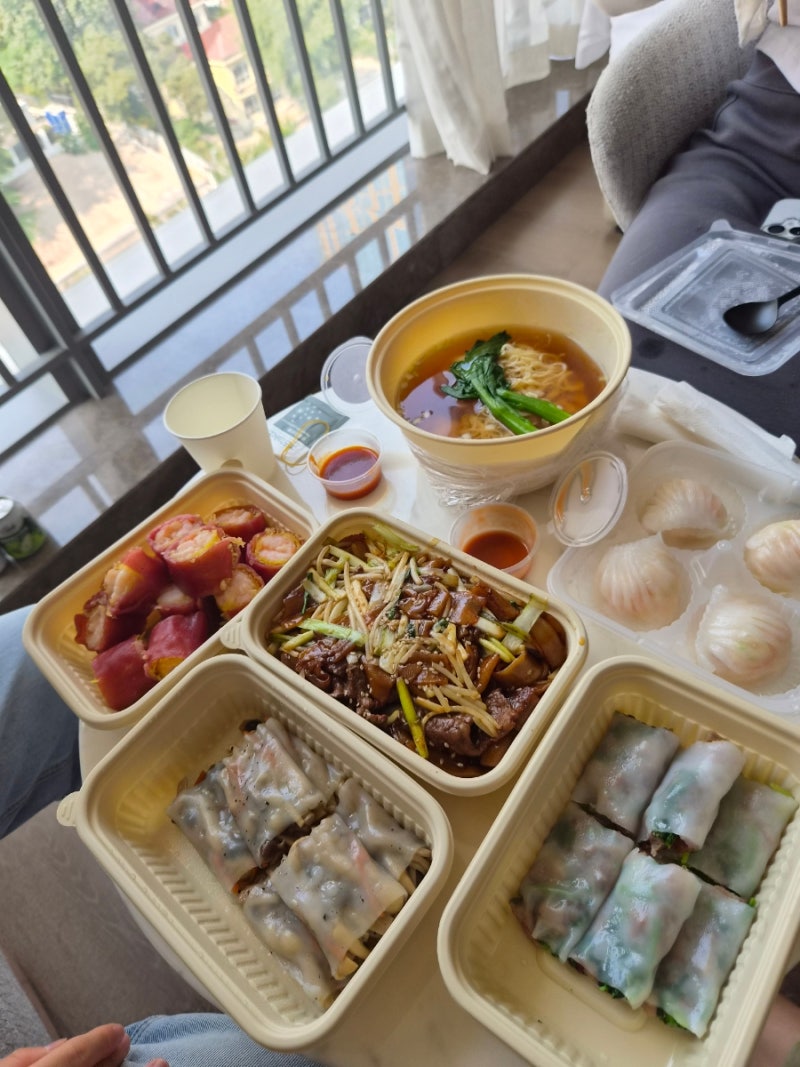 [칭다오 맛집 배달] 샹이거 베이징덕/ 믹스몰 맛집 명가딤섬, 와이포지아 메뉴 추천
