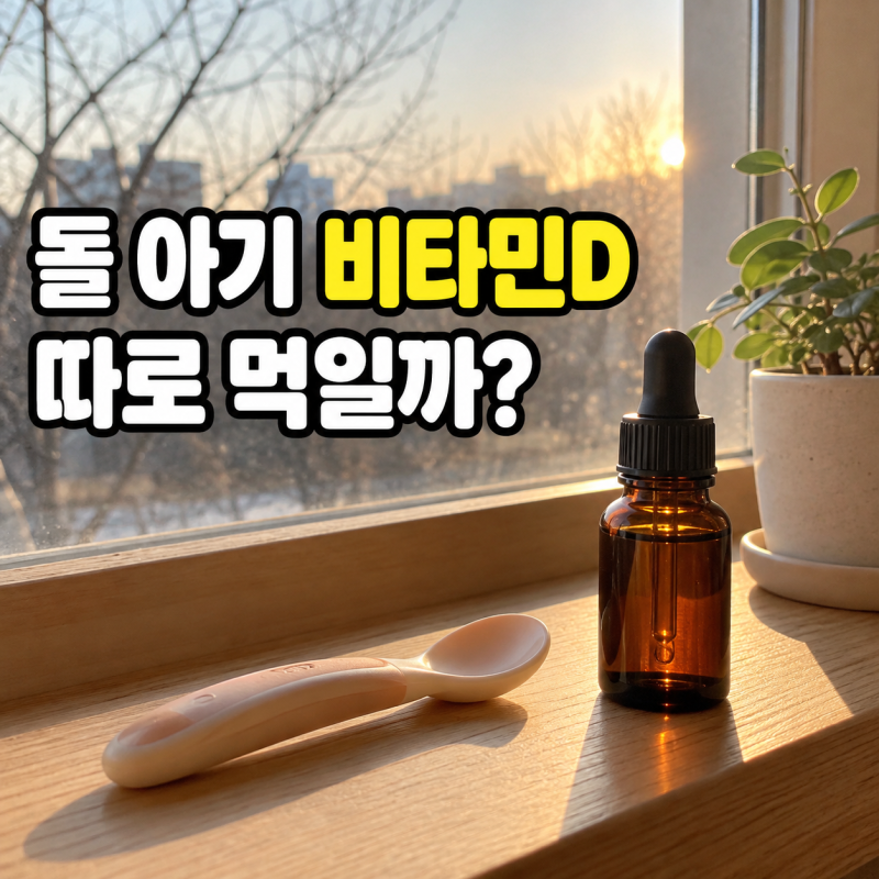 해 짧아지는 겨울, 돌 아기 비타민D 따로 먹여야 할까요?