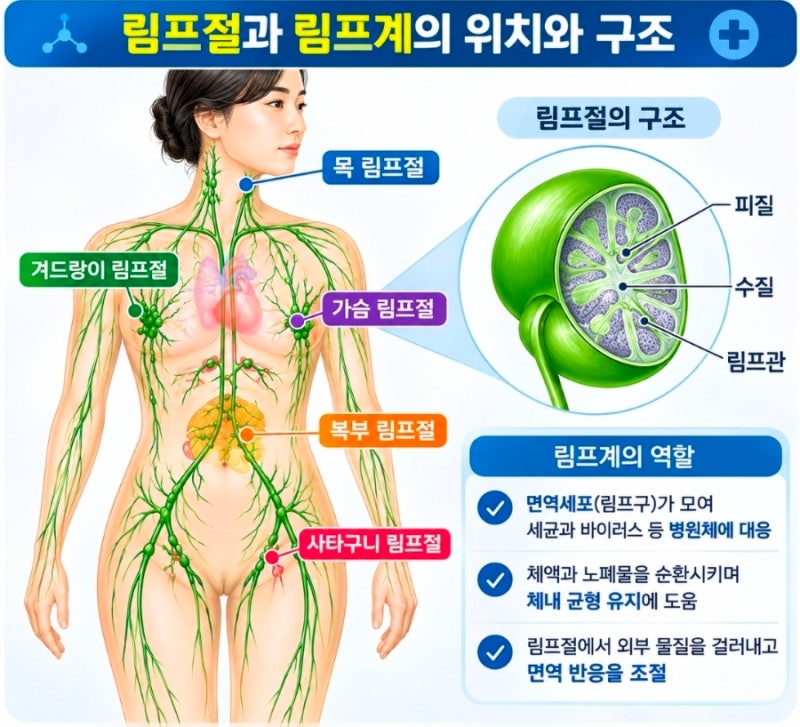 림프암과 원인부터 항암치료·회복까지 총정리, 관련 암과 치료 후 주의사항까지 알아보기