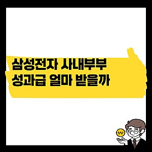 삼성전자 사내부부 성과급, 세후로 얼마일까(Ft. 세전 7.5억)