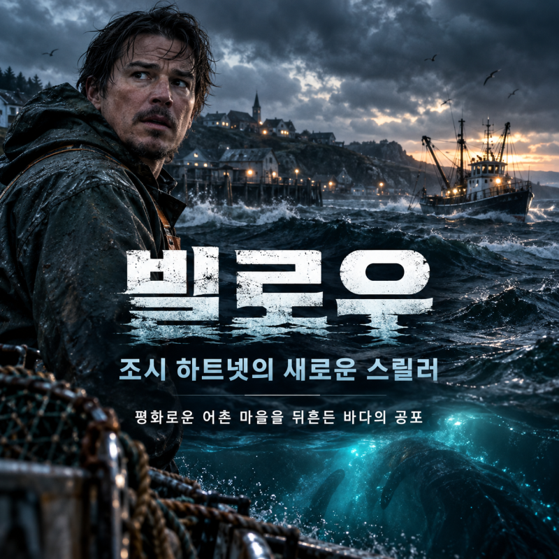 "빌로우" 조시 하트넷의 새로운 스릴러 평화로운 어촌 마을을 뒤흔든 바다의 공포