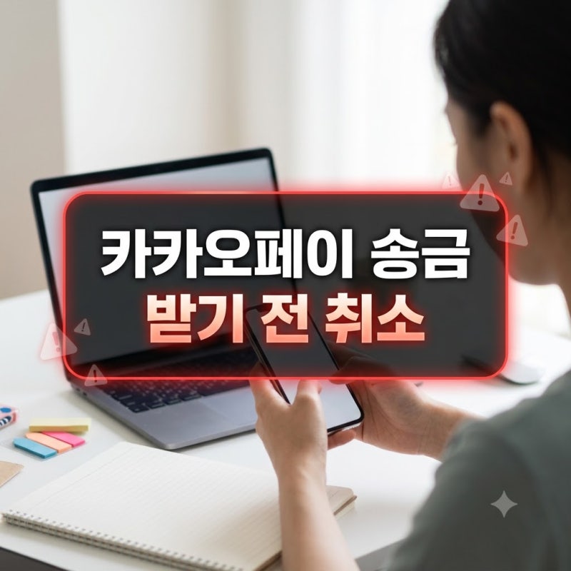 카카오페이 송금 취소, 받기 전과 계좌송금 구분