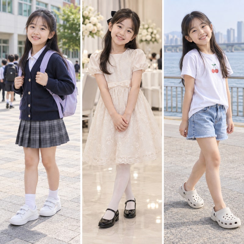 초등학생 일상 속 어린이신발! 운동화, 아동구두, 크록스키즈