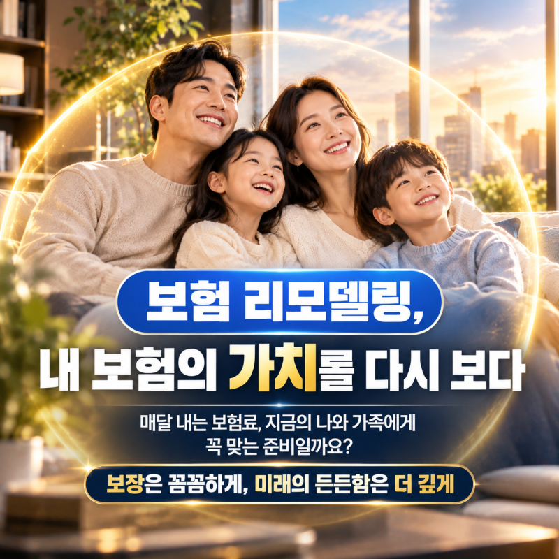 보험 가입 or 리모델링시 흔히 오해하는 상식, 그리고 4가지 체크 기준