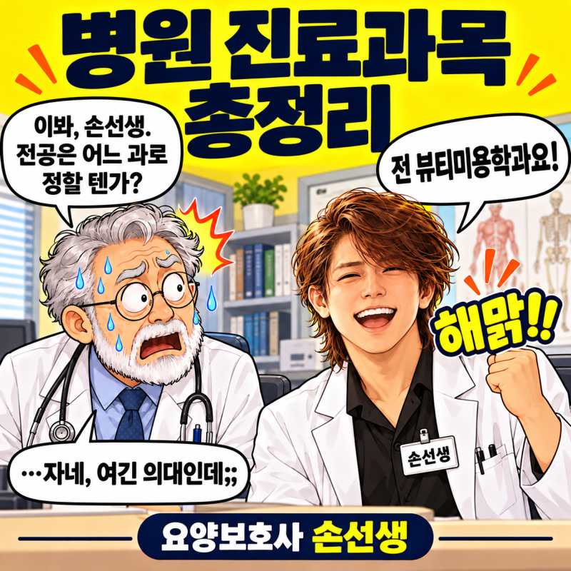 병원 진료과목 총정리 부위별 어느 과, 증상별 무슨 과로 가야 할까?