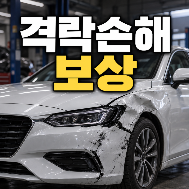 신차 뽑자마자 사고, 격락손해 보상받을 수 있을까? 조건·계산법·청구 방법 정리