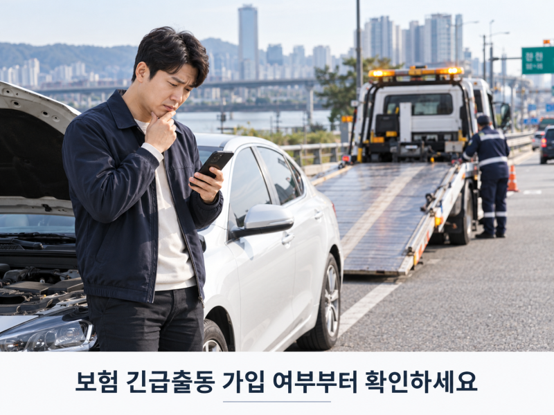 자동차 견인비 긴급출동, 고장 났다고 아무 업체나 부르지 마세요｜보험 무료견인거리·추가....