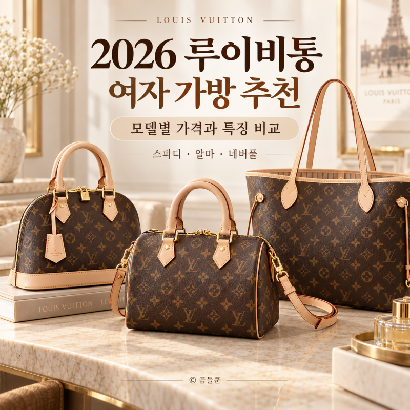 2026 루이비통 여자 가방 추천, 모델별 가격과 특징 비교