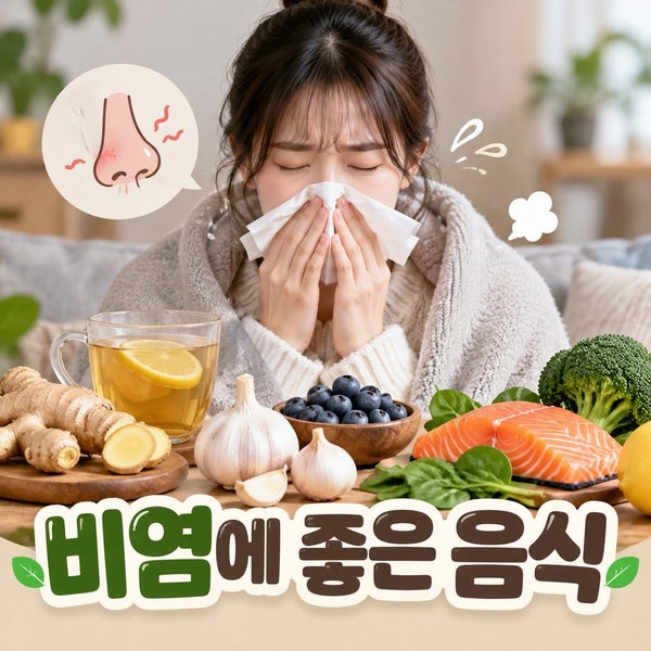 코가 뻥 뚫린다면? 환절기 비염에 좋은 음식 정리
