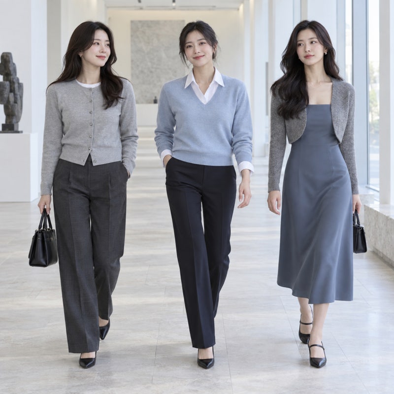 가을 여성 데일리룩부터 데이트룩까지! 가디건, 스웨터 니트코디, 볼레로(볼래로)