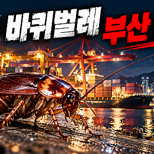 "번식력 무려 350마리? 부산 감만항에 나타난 중동 바퀴벌레의 정체"