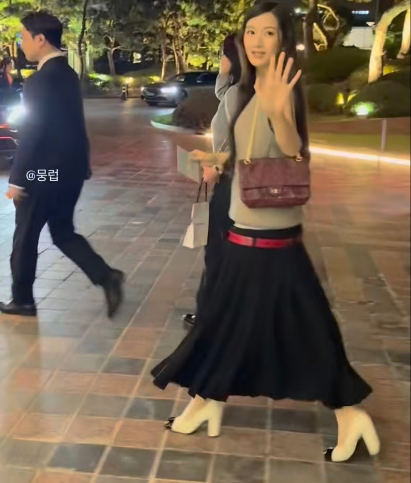 입기만 하면 비율 폭망인데.. 유일하게 선방한 여배우 샤넬 스커트