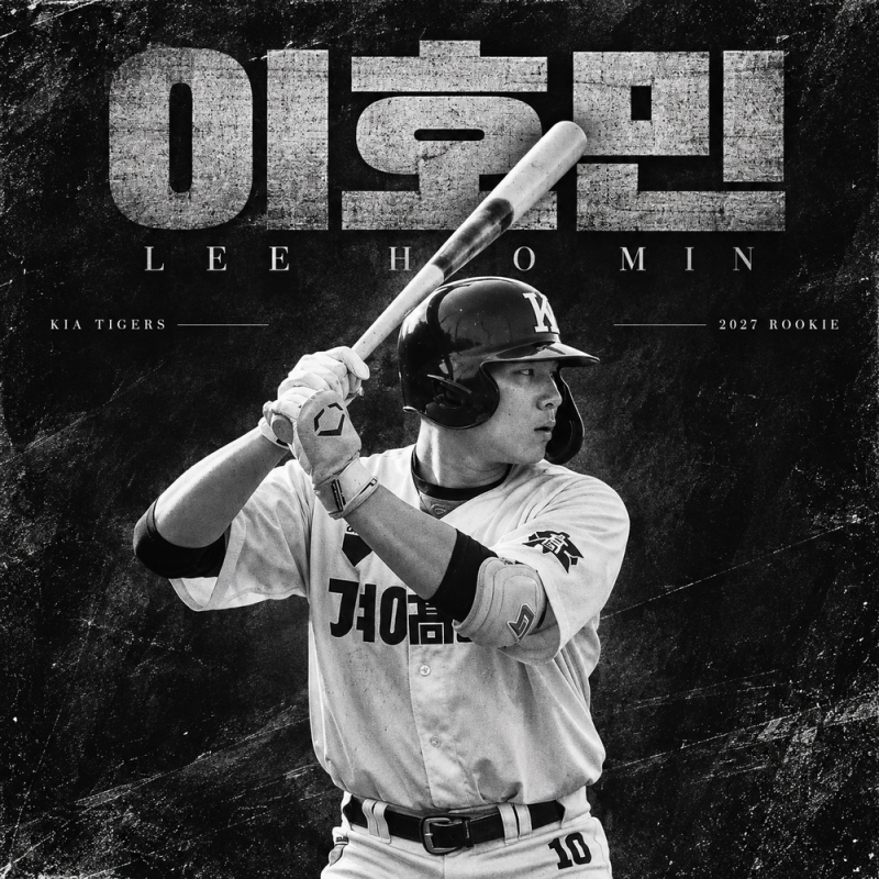 기아 신인 이호민 계약금 3억 5천만 원…김도영과 미래의 쌍포 될까?