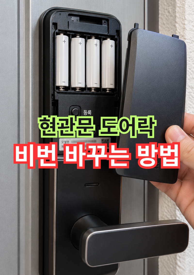 현관문 도어락 비번바꾸기, 비밀번호 변경 방법과 주의사항