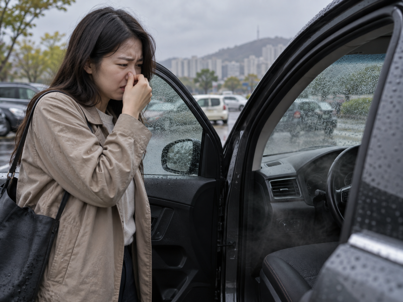 차 문 열자마자 나는 꿉꿉한 냄새, 에어컨 탓이 아닐 수도 있어요 (에바크리닝? 실내크리닝?)