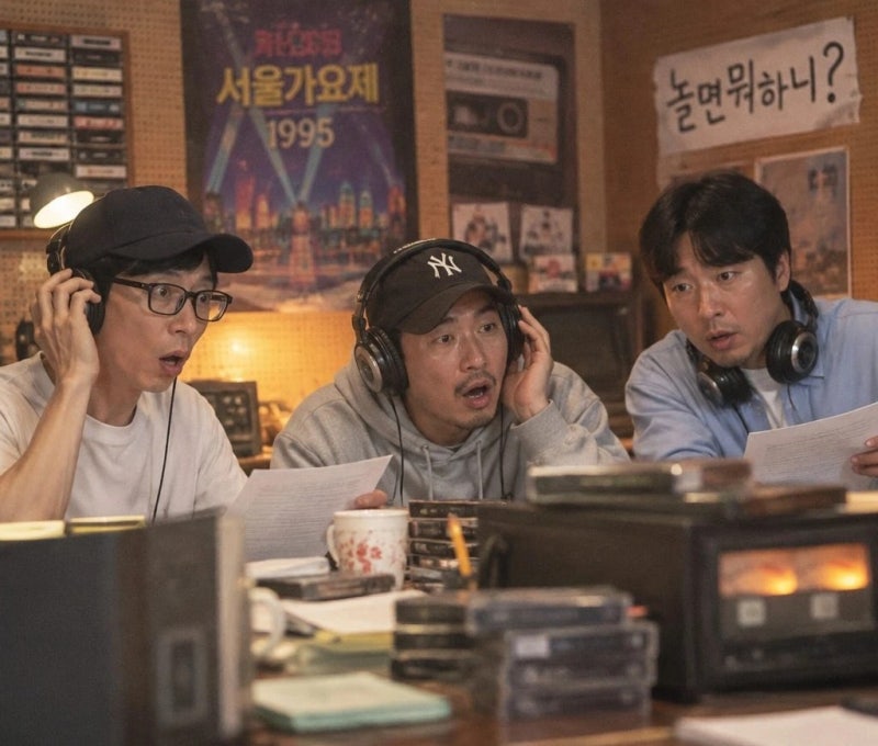 유재석이 칼 갈고 돌아온 '95 서울가요제', 쥬라기공원 정체 뭐길래 토요 예능 1위 터졌다