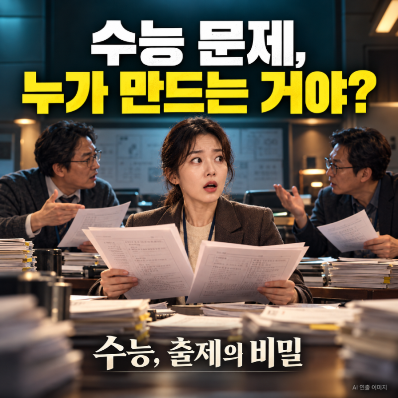 수능 문제 누가 이따위로 냈어? 수능, 출제의 비밀