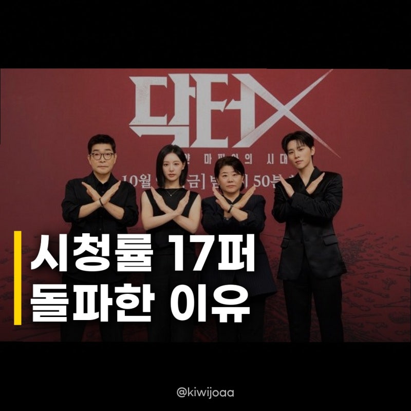 김지원 닥터X, 토요 1위 시청률 기록한 이유