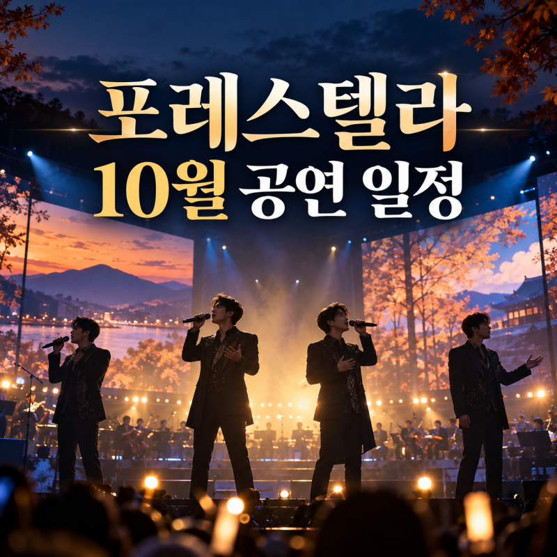 포레스텔라 2026년 10월 공연 일정, 17일·18일 무대 한눈에 보기