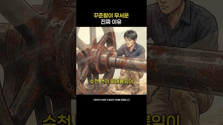 꾸준함이 무서운 진짜 이유