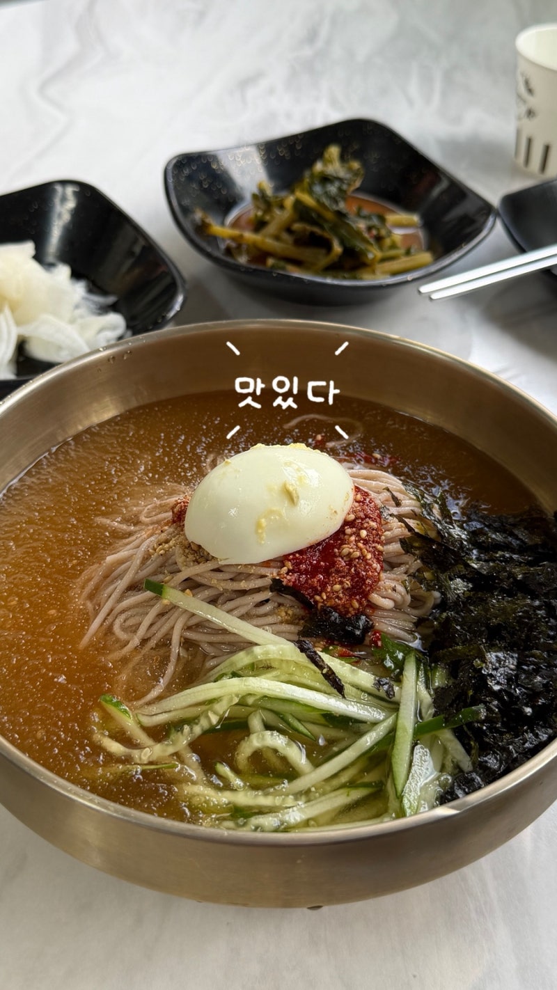 원주 맛집 30년 전통 순메밀 강원도막국수