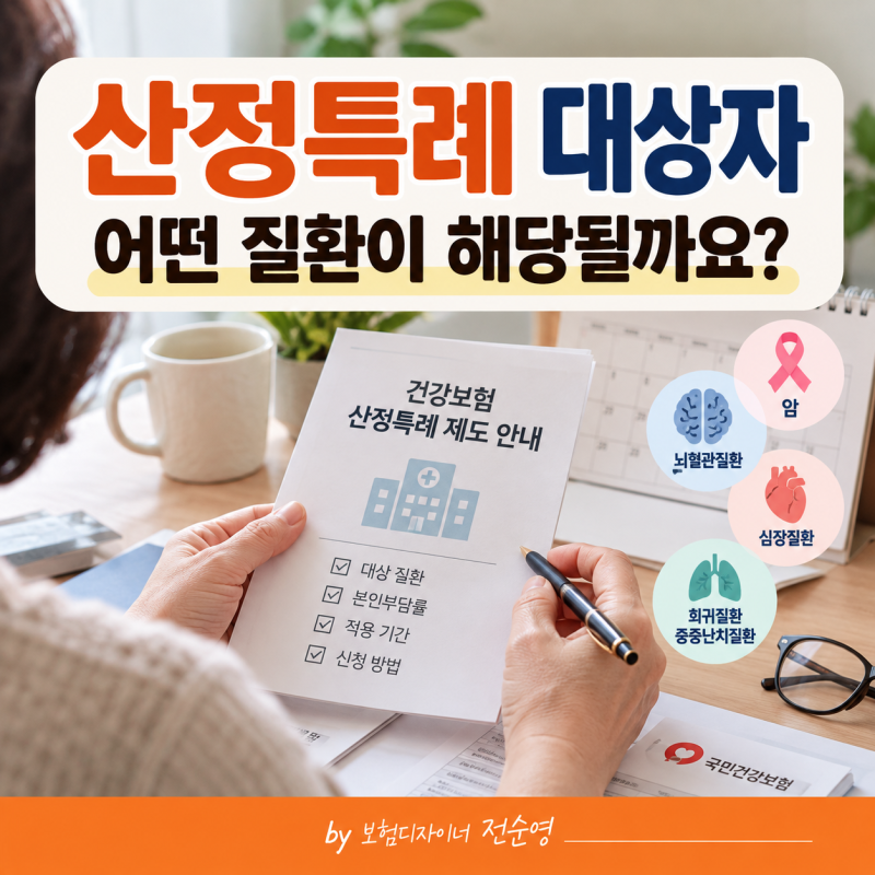 산정특례 대상자, 어떤 질환이 해당되고 기간은 얼마나 될까요?